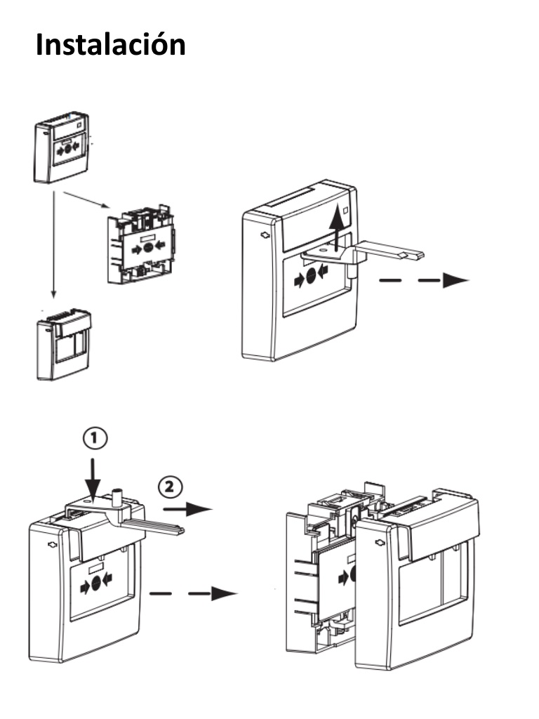 BOSCH F_FMC420RWGSRRD - Estación Manual LSN Direccionable / REARME / Montaje en Superficie / Rojo - Image 3
