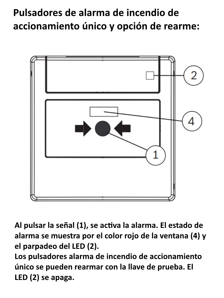 BOSCH F_FMC420RWHSRRD - Pulsador de alarma de incendio para exterior / Opcion de REARME / Rojo - Image 4