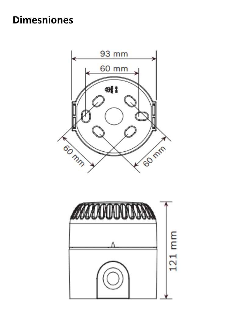 BOSCH F_FNS320SWH- FLASH TRANSPARENTE PARA MOTAJE EN SUPERFICIE/ PARA ALARMA VISUAL - Image 2