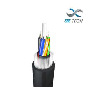 SBE TECH SBE-FOEXARGYAD12SM - Fibra óptica monomodo con armadura dieléctrica 12 hilos / OS2. (Precio por metro) 1 pieza = 1 metro, la venta es en múltiplos de 100 metros.