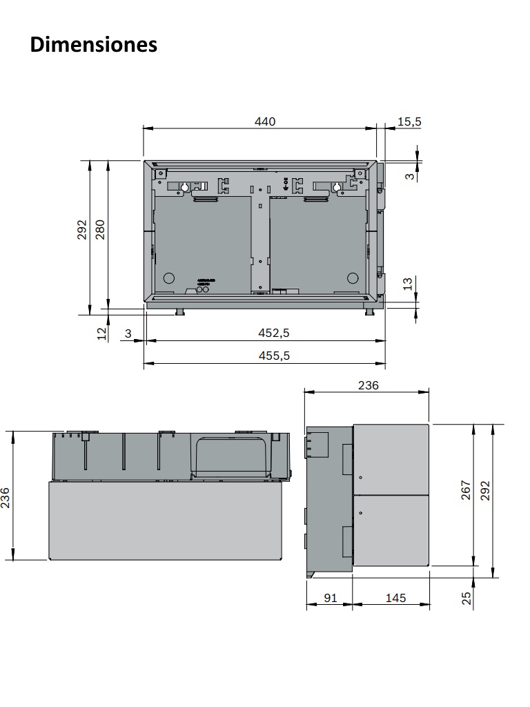 BOSCH F_FSH0000A - Bastidor de montaje PEQUE NO compatible para CARCASAS PSF 0002 a y USF 0000 a - Image 2