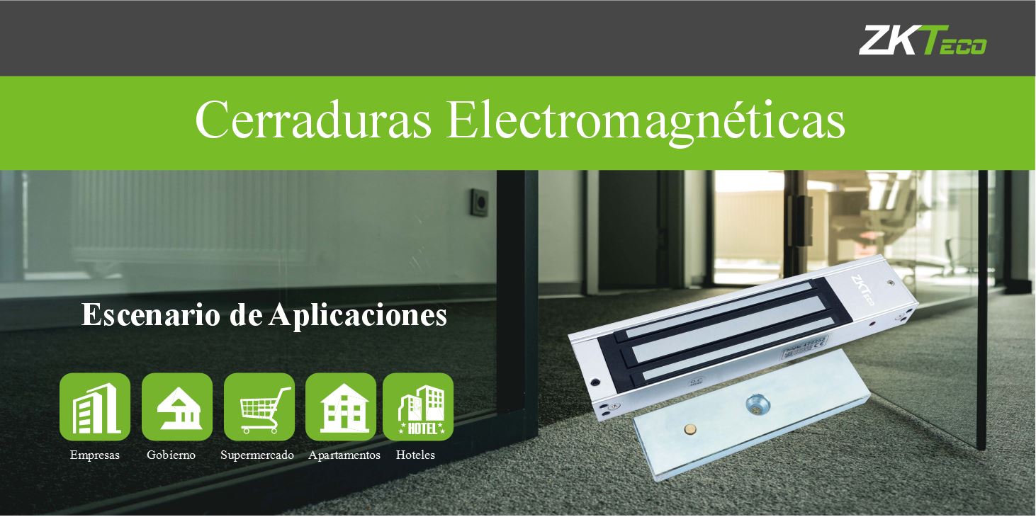 ZKTECO LM120PAK - Paquete de contrachapa magnética de 120 kg, voltaje de 12VDC incluye soporte ZL para su instalación, compatible para puertas de madera y metal - Image 7