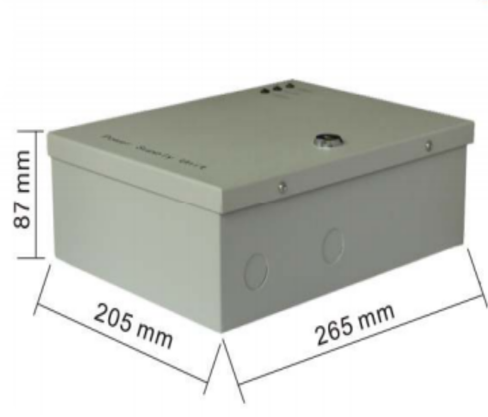 SAXXON PSU1210D9B - Fuente de Poder de 12 vcd/ 10 Amperes/ Para 9 Camaras/ Compatible con Bateria de Respaldo/ 1.1 Amper por Canal/ Protección contra Sobrecargas/ Certificación UL/ - Image 2