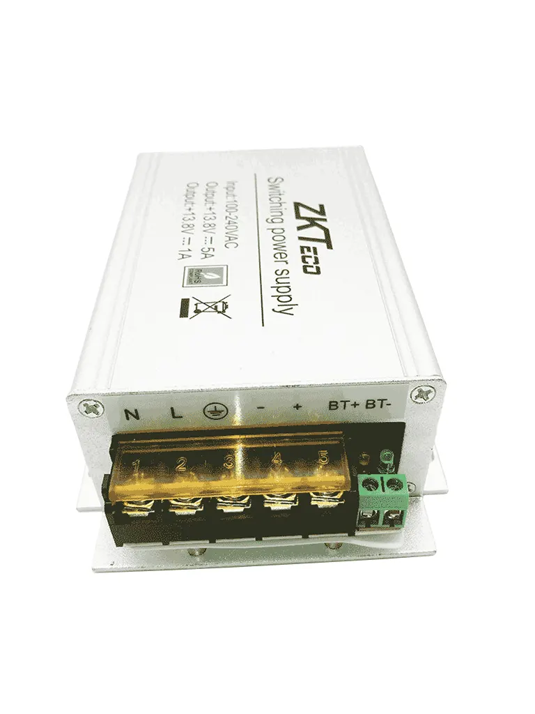 ZKTECO TPM005B - Fuente de Poder para Gabinete ZKTECO GABMET ZKT065003 / 110V de Entrada / 12V de Salida / Compatible con Paneles InBio - Image 4