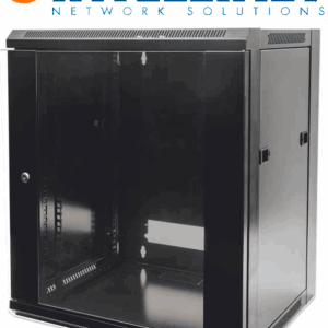 INTELLINET 711715 - Gabinete mural de 6U / 19" / Empaque Flat-Pack, 450 mm de profundidad / Negro (Sobre Pedido)