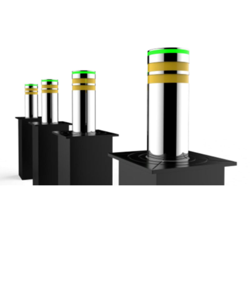 ZKTECO BOL1219A - Bolardo Automático con Iluminación de Alta Calidad para Acceso Vehicular / Tiempo de apertura-cierre de 3 segundos /Luces LED / Acero Inoxidable / IP68 / 130Kg de Peso / Requiere Gabinete ZTA150003 Bollards Control Box - Image 3