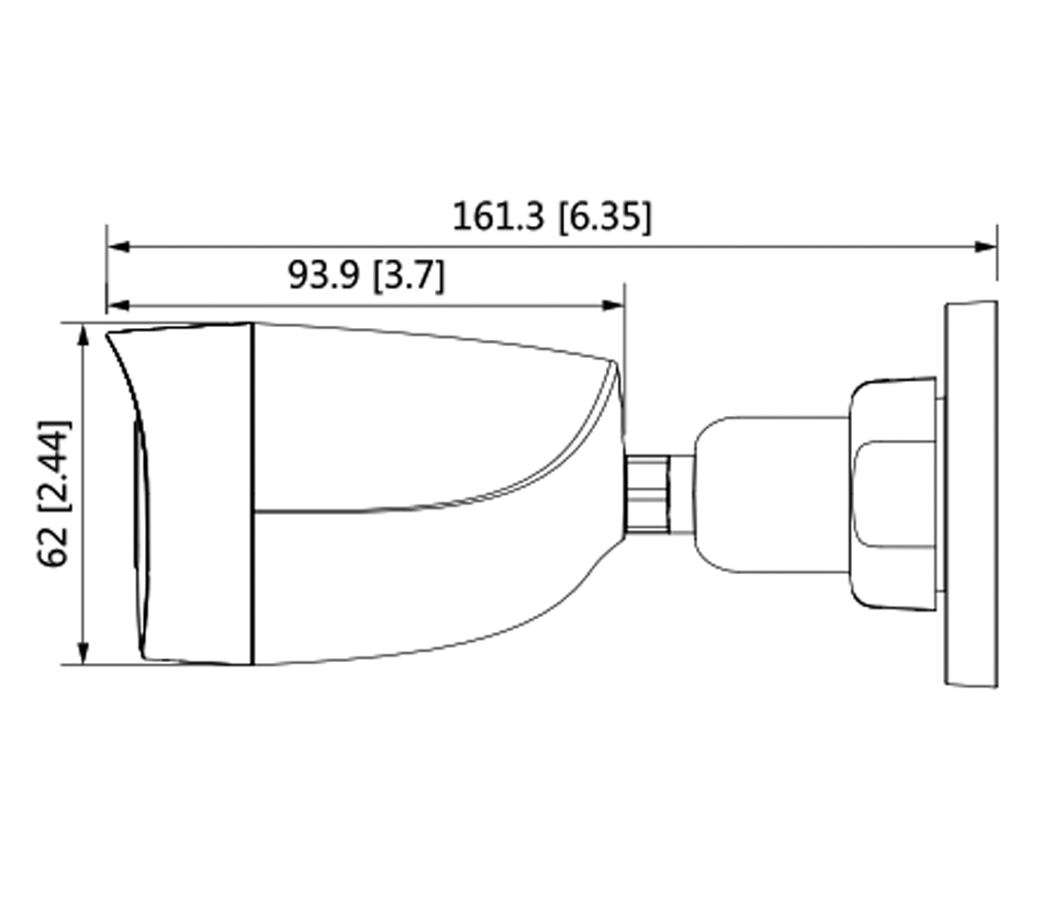 DAHUA HAC-HFW1209C-LED - Cámara Bullet Full Color 1080p/ Lente de 2.8 mm/ 106 Grados de Apertura/ Luz Blanca de 20 Mts/ DWDR/ Starlight/ IP67/ Soporta CVI/AHD y CVBS/ - Image 3