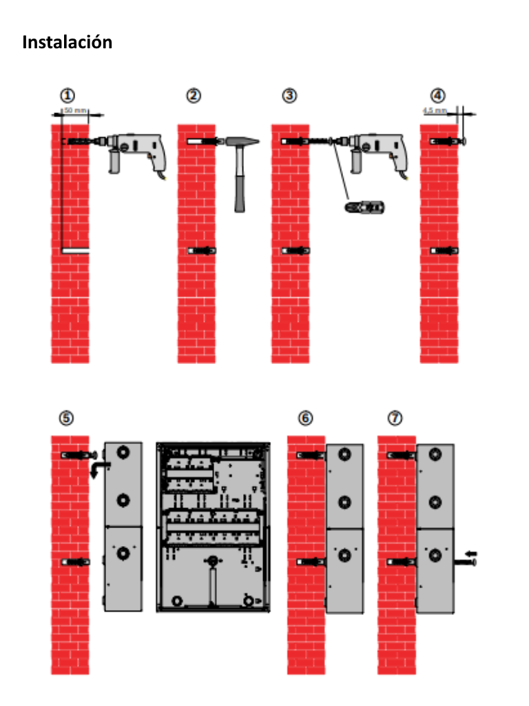 BOSCH F_HCP0006A - Carcasa de Central Modular para 6 Modulos / Soporte de Pared / AVENAR - Image 2