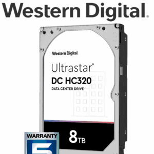 WESTERN HUS728T8TALE6L4 - Disco duro de 8 TB HC320 / Serie ULTRASTAR / Recomendado para servidores / Videovigilancia / Sin limite de bahias / 7200RPM / SATA 3 / 6GBS / 256MB / SOBRE PEDIDO