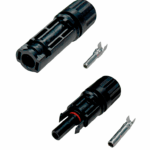 HYXIPOWER EPL01 - Par de Conectores MC4 para Módulos Fotovoltaicos / Protección contra Agua / Resistencia contra la tensión / Conector Hembra - Macho