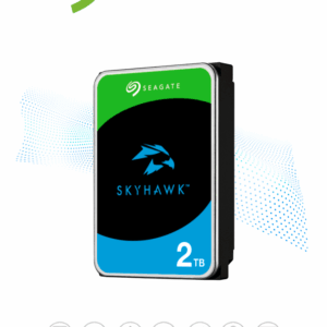 SEAGATE ST2000VX017 - Disco duro de 2TB / SkyHawk / 6Gbit/s / 3.5" / SATA III / 5400RPM/ 256 CACHE / Recomendado para videovigilancia /