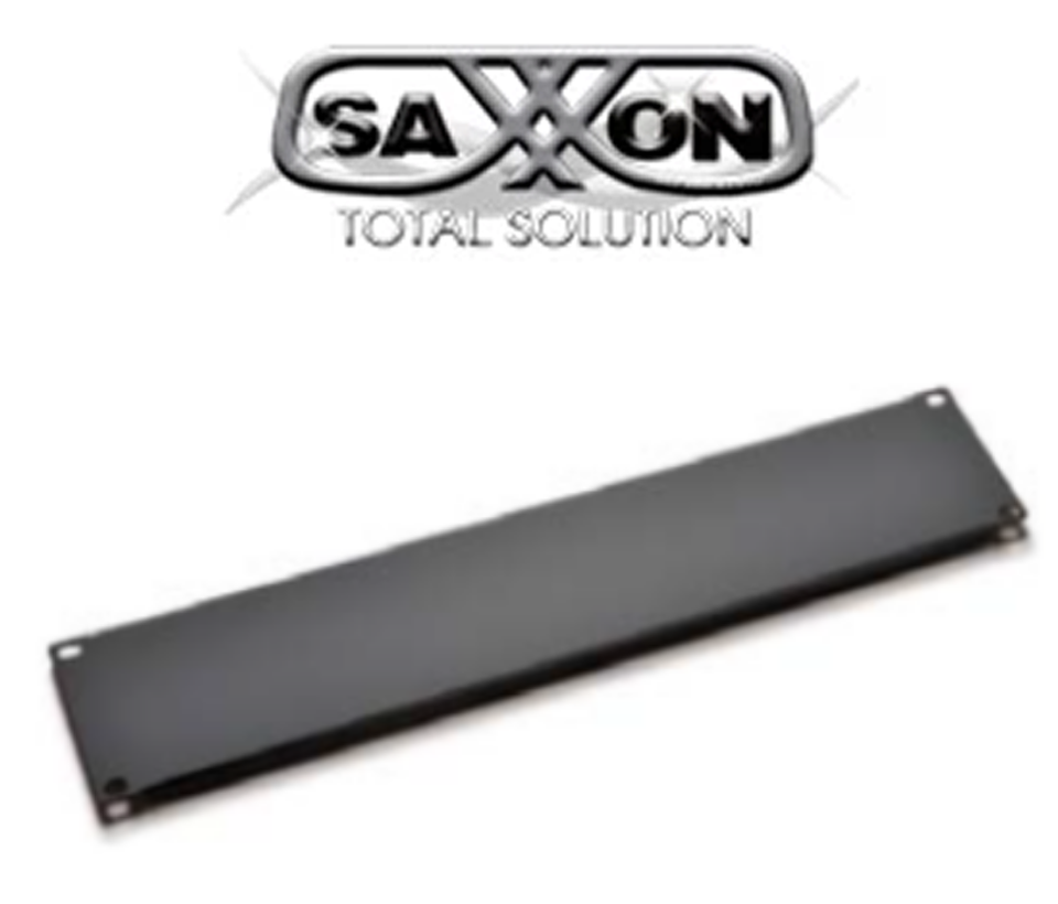 SAXXON 70060200- Placa ciega de 2UR / Medidas de 48.2 cm de ancho (19") x 8.8 cm de profundidad/ Metalica - Image 2
