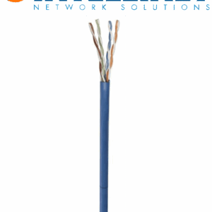 INTELLINET - 362344 - Bobina de cable UTP Cat5E CCA, Sólida, 305 m, PYME / U/UTP, 305 m, 24 AWG, Azul