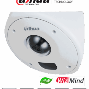 DAHUA IPC-HCBW8442 - Domo IP de 4 MP para Montaje en Esquinas/ Lente de 2.5 mm/  135°/ IR de 10 Metros/ Antivandálico/ Protección Perimetral/ Conteo de Personas/ Mapa de Calor/ IP67 e IK10+ (50J)/ PoE/ E&S de Alarma/ E&S de Audio /
