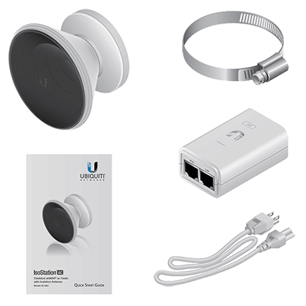 UBIQUITI ISOSTATION IS-5AC - Radio Airmax AC 5.8GHz para exteriores con antena sectorial de 14 dBi y 45 grados de apertura. Potencia de 25 dBm y rendimiento de hasta 450 Mbps. - Image 2