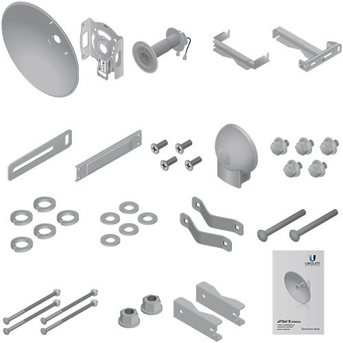 UBIQUITI AF-5G30-S45 - Antena direccional AirFiber X para radio conectorizado de 5GHz con ganancia de 30 dBi, MIMO. Compatible con AF5X y AF5XHD - Image 4