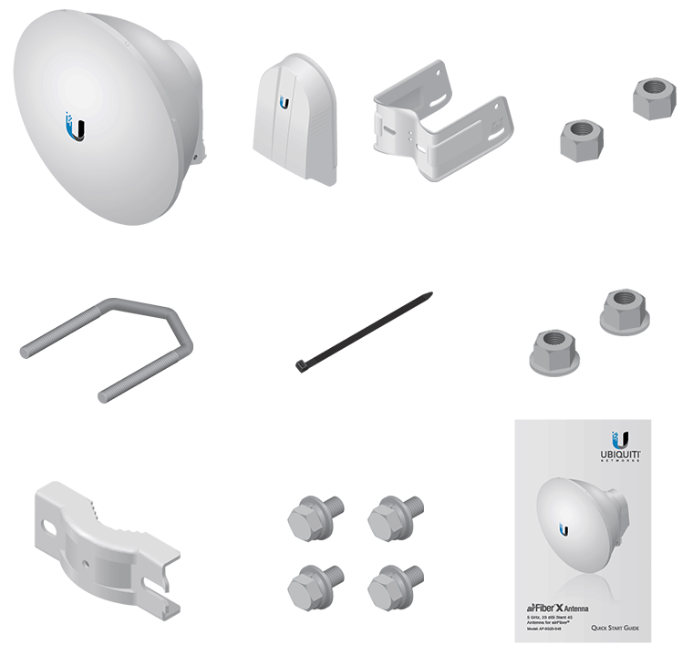 UBIQUITI AF-5G23-S45 - Antena direccional AirFiber X para radio conectorizado de 5.8 GHz con ganancia de 23 dBi, tecnología MIMO y compatible con AF5X y AF5XHD. - Image 3