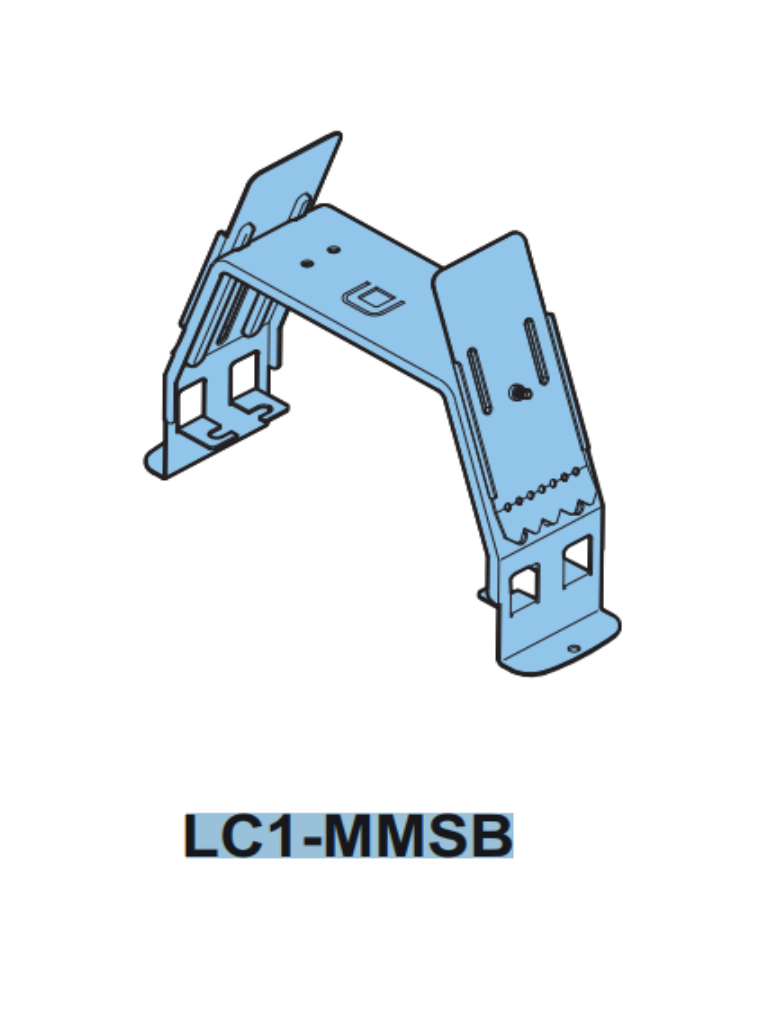 BOSCH M_LC1MMSB- SOPORTE DE MONTAJE METALICO CON ABRAZADERAS DE TECHO - Image 2