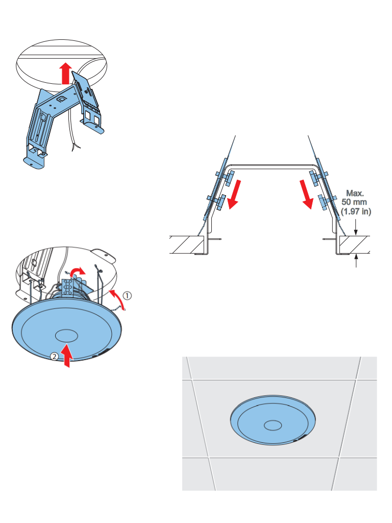 BOSCH M_LC1MMSB- SOPORTE DE MONTAJE METALICO CON ABRAZADERAS DE TECHO - Image 3