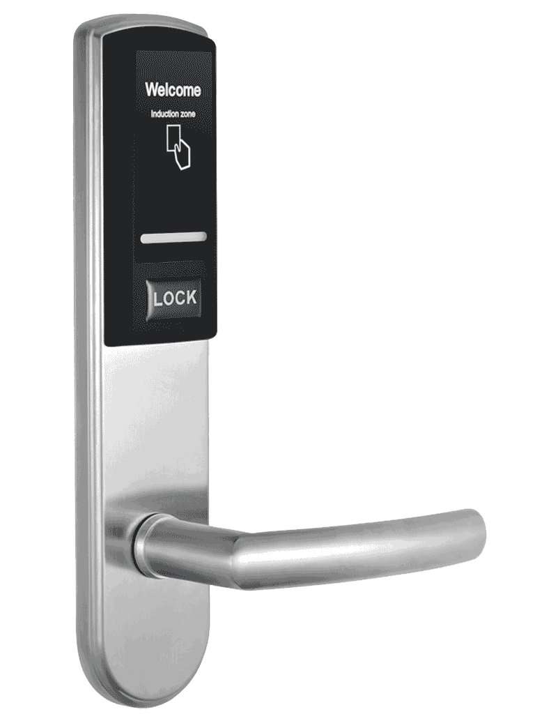 ZKTECO LH3000R - Cerradura Derecha para Hotel con Tecnología Mifare 13.56 MHz, Compatible con Puertas de 40 a 55 mm de Grosor, 2 Pestillos de Seguridad, Fabricada en Acero Inoxidable, Capacidad de Registro de 224 Eventos - Image 6