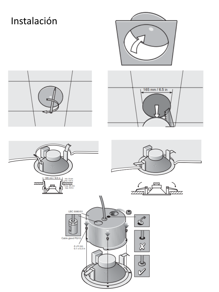 BOSCH M_LHM060610 - Altavoz de Techo 6W / Montaje con Abrazaderas - Image 3