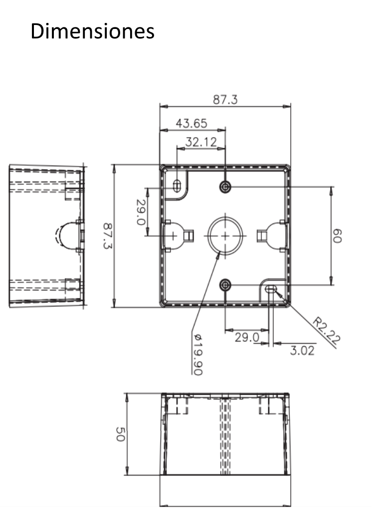 BOSCH M_LM1SMBMK - Caja de montaje en superficie para control de volumen - Image 3