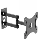 TCE LMEPS20EW - Soporte de Pared Articulado para Pantallas de 14 a 43" , Carga Máxima 18 Kg , VESA 200x200mm / 100x100mm / 75x75mm , Ajuste de Inclincación