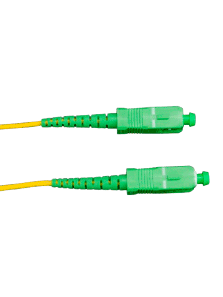 TCE - LMN-FO-SCA-SCA-03 - Jumper SC-SC Monomodo / APC / Simplex 2 mm / 3 metros / Amarillo - Image 2