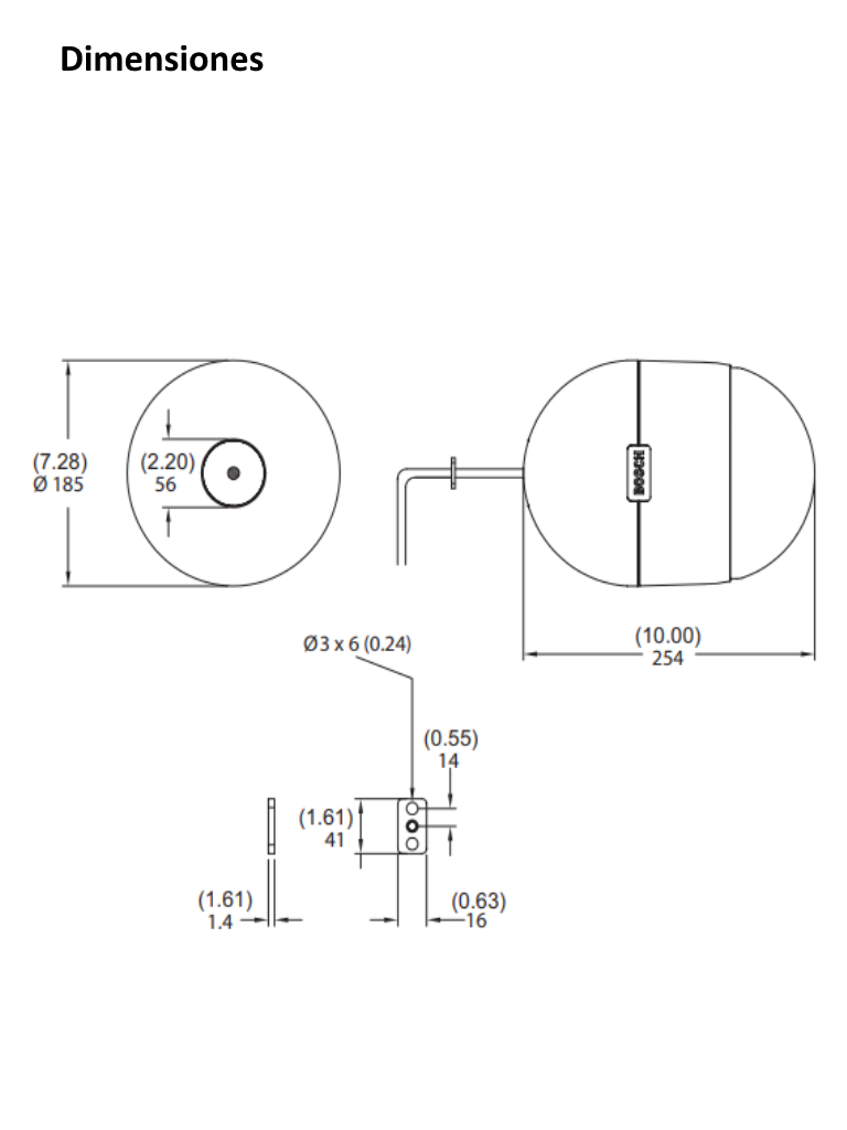 BOSCH M_LS1UC20E1 - Altavoz de Esfera Colgante 20W / Música y Voz - Image 2