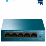 TP-LINK LS105G - Switch de escritorio Gigabit de 5 puertos 10/100/1000Mbps y carcasa metálica.