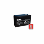CDP Batería - B-12/7 SLB 12-7 / Batería Modelo B-12 / 7 / 12V a 7A / Libre de manteniento / Facil instalación / Compatible con CCTV y DSC