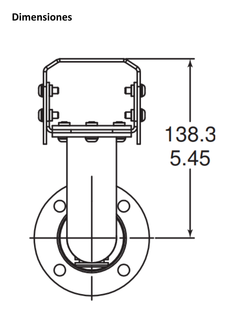 BOSCH V_LTC921500S - Brazo para montaje en pared 7" / Compatible con gabinetes BOSCH series UHO / HSG / LTC / HSG / 948X / 9583 - Image 3