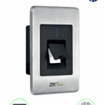 ZKTECO FR1500S - Lector Esclavo de Huella Digital BioID+, Tarjeta ID de 125 kHz, IP65, RS485 y Compatible con Paneles inBio/inBioPro y Equipos Autónomos ZKTeco
