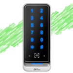 ZKTECO QR600VKE -  Lector esclavo de tarjetas de proximidad ID 125 Khz / Contraseñas / QR / IP65 /  Wiegand / RS485
