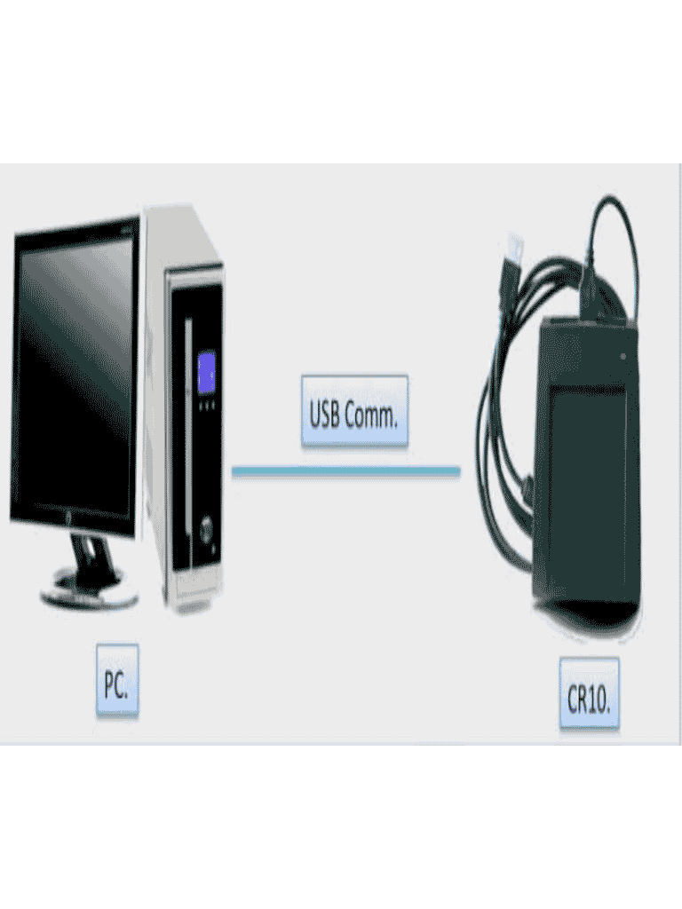 ZKTECO CR10MF - Enrolador de Tarjetas Mifare 13.56 Mhz/ USB - Image 2