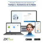 ZKTECO BIOTIMECLOUDENTERPRISE - Licencia de Asistencia en la Nube para 300 Empleados, 40 Terminales, 450,000 Eventos y 300 Cuentas de App, Suscripción por un Año