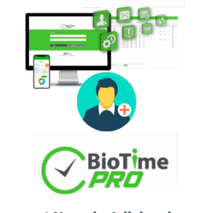ZKTECO BIOTIMEPROADDUSER- Licencia Vitalicia para 1 Usuario Adicional