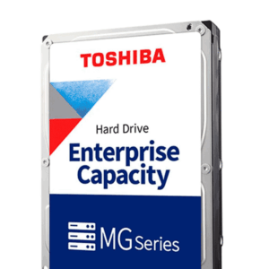 TOSHIBA MG09ACA12TE - Disco duro interno de 12TB / Serie Enterprise / 3.5" / SATA / 7200RPM / 512MB / Recomendado para Servidores / Soporta aplicaciones de videovigilancia