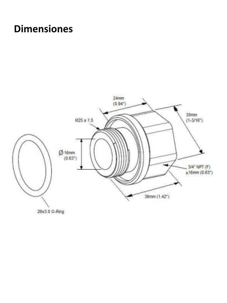 BOSCH V_MICM25XNPT34 - Adaptador M25 a 3 / 4 - Image 3