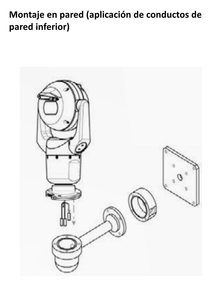 BOSCH V_MICSPRBD - MOTAJE ESPACIADOR De aluminio color negro / Compatible con camaras MIC - Image 2