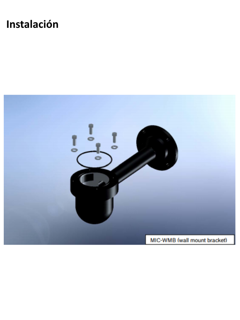 BOSCH V_MICWMBWD - Brazo para camaras PTZ MIC serie 7000 / Sobre pedido - Image 4