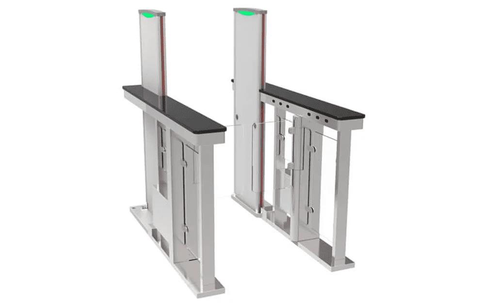 ZKTECO MST150 PRO - Barrera Peatonal Abatible tipo Swing / 2 Chasis Acero SUS304/ Detector de Metales Integrado/ 15 Zonas/ 30 personas x minuto / 8 pares de sensores infrarrojos / Anti-Tailgating / Servo Motores / Apertura configurable 1s a 5s - Image 4