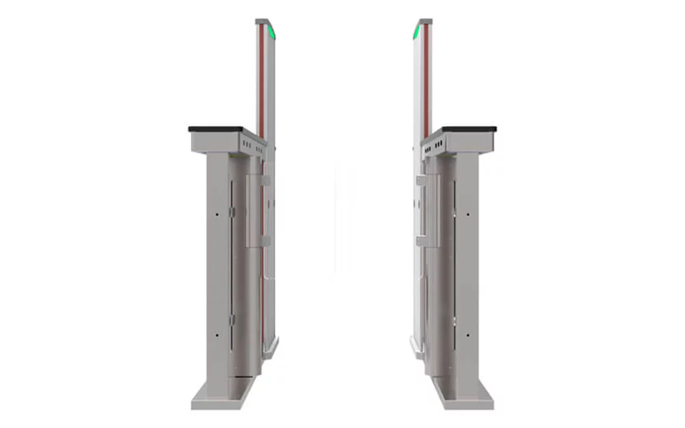 ZKTECO MST150 PRO - Barrera Peatonal Abatible tipo Swing / 2 Chasis Acero SUS304/ Detector de Metales Integrado/ 15 Zonas/ 30 personas x minuto / 8 pares de sensores infrarrojos / Anti-Tailgating / Servo Motores / Apertura configurable 1s a 5s - Image 2