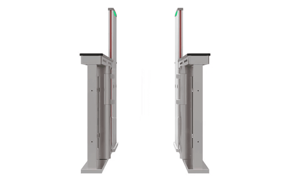 ZKTECO MST150 PRO - Barrera Peatonal Abatible tipo Swing / 2 Chasis Acero SUS304/ Detector de Metales Integrado/ 15 Zonas/ 30 personas x minuto / 8 pares de sensores infrarrojos / Anti-Tailgating / Servo Motores / Apertura configurable 1s a 5s - Image 7