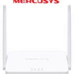 MERCUSYS MW302R -   Router inalámbrico N de 2.4 GHz con velocidad de 300 Mbps, 1 puerto WAN 10/100 Mbps, 2 puertos LAN 10/100 Mbps y 2 antenas de 5 dBi. Compatible con IPv6 e IPTV