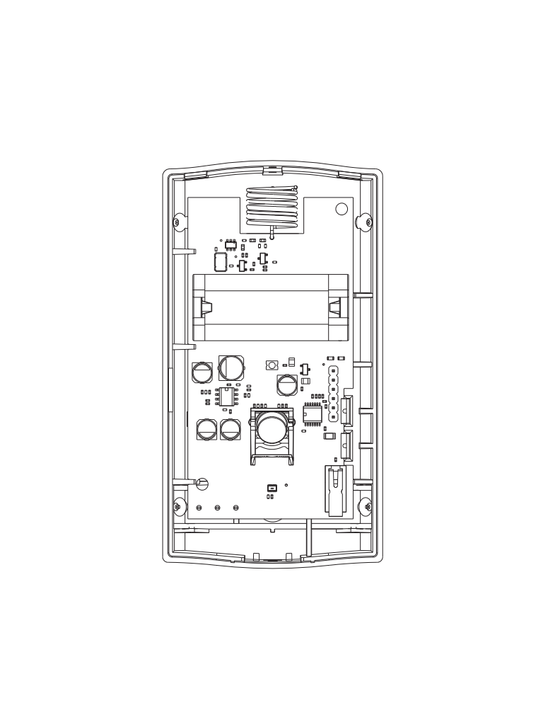 BOSCH I_RFPRC12A - RADION Sensor PIR Cortina/ Detector de movimiento 12 x 1.5 m / Inalambrico / Inmune a mascotas - Image 4