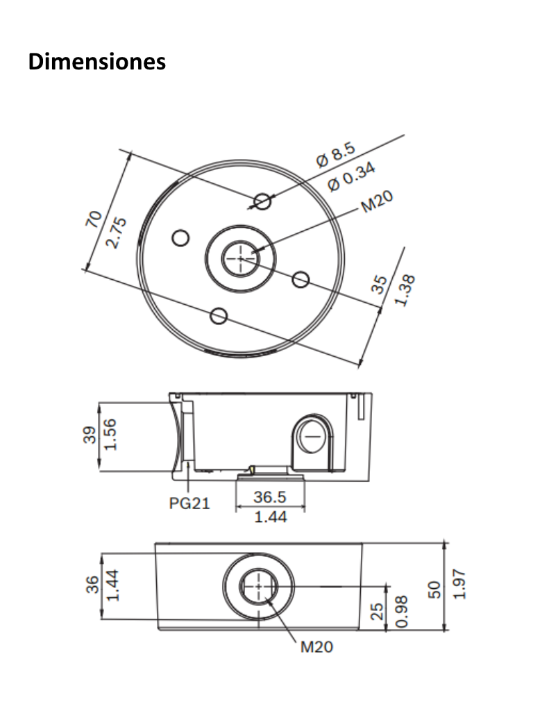 BOSCH V_NDASMBMICSMB - Caja para montaje en superficie - Image 3
