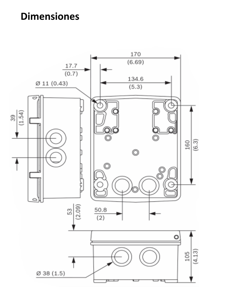 BOSCH V_NDAUPA0 - Carcasa de montaje / Sin transformador / Para exterior - Image 4