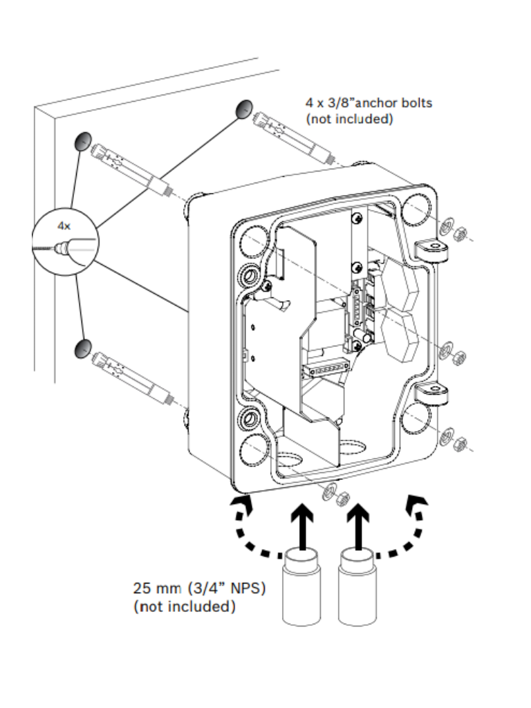 BOSCH V_NDAUPA0 - Carcasa de montaje / Sin transformador / Para exterior - Image 2