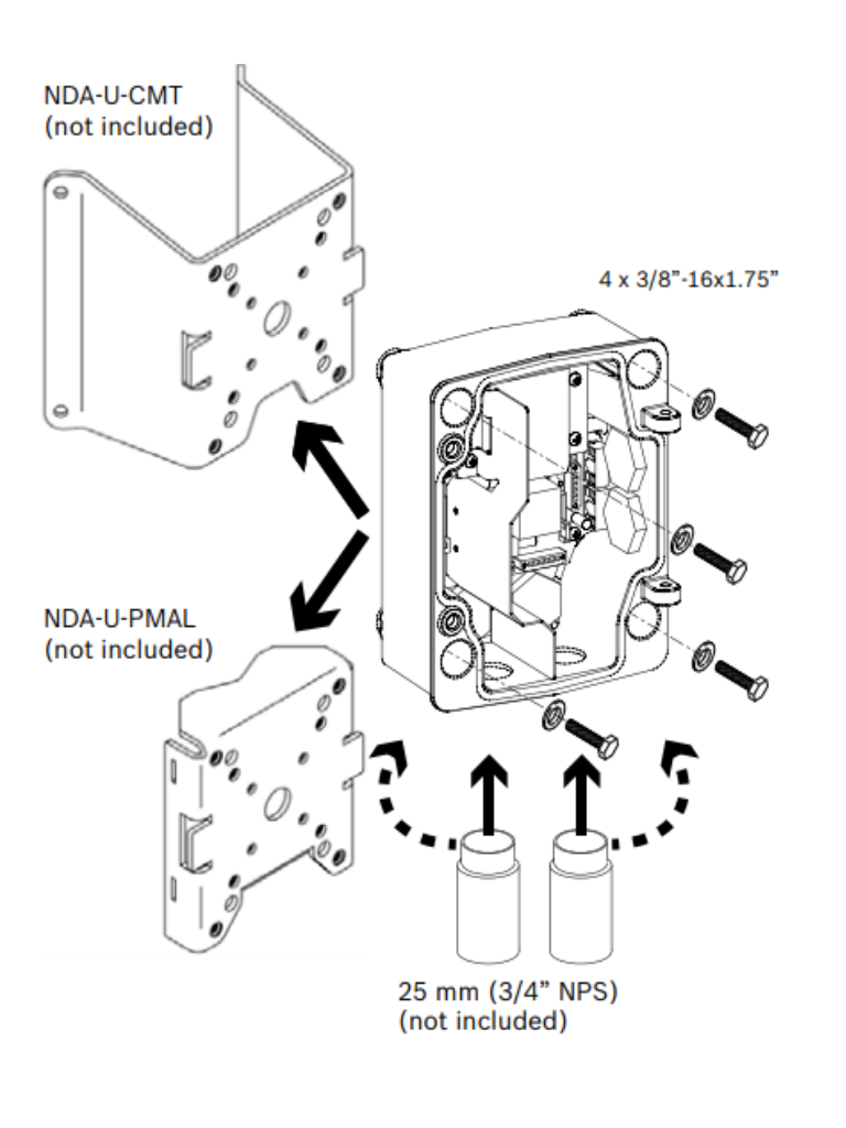 BOSCH V_NDAUPA0 - Carcasa de montaje / Sin transformador / Para exterior - Image 3